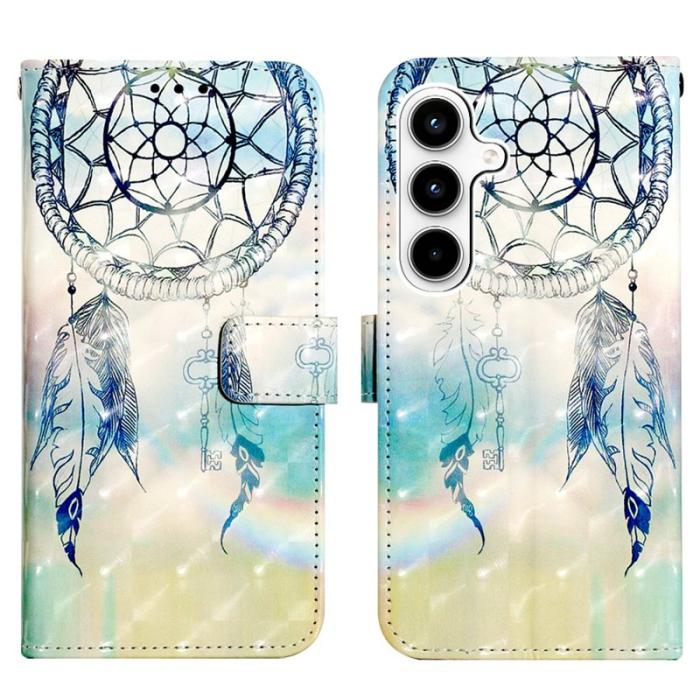 OEM - Dream Wind Chime Samsung Galaxy A35 5G Fodral Äkta Läder - Svart