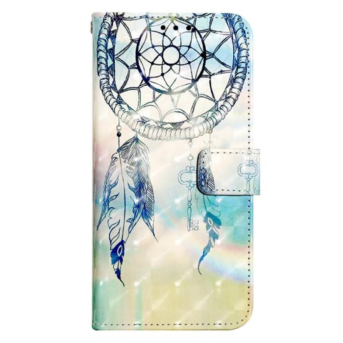 OEM - Dream Wind Chime Samsung Galaxy A35 5G Fodral Äkta Läder - Svart