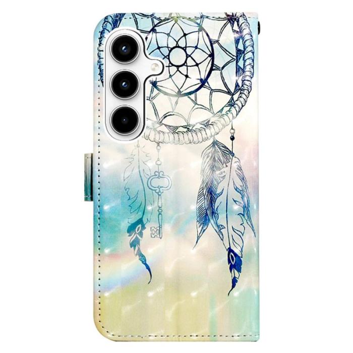 OEM - Dream Wind Chime Samsung Galaxy A35 5G Fodral Äkta Läder - Svart