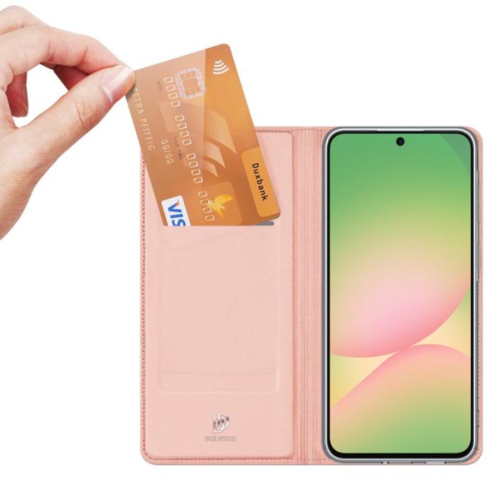 Dux Ducis - DUX DUCIS Samsung Galaxy A57 Fodral Konstläder Ställfunktion - Rosa