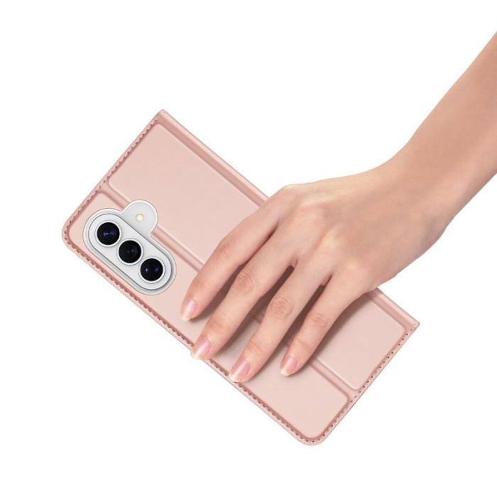 Dux Ducis - DUX DUCIS Samsung Galaxy A57 Fodral Konstläder Ställfunktion - Rosa