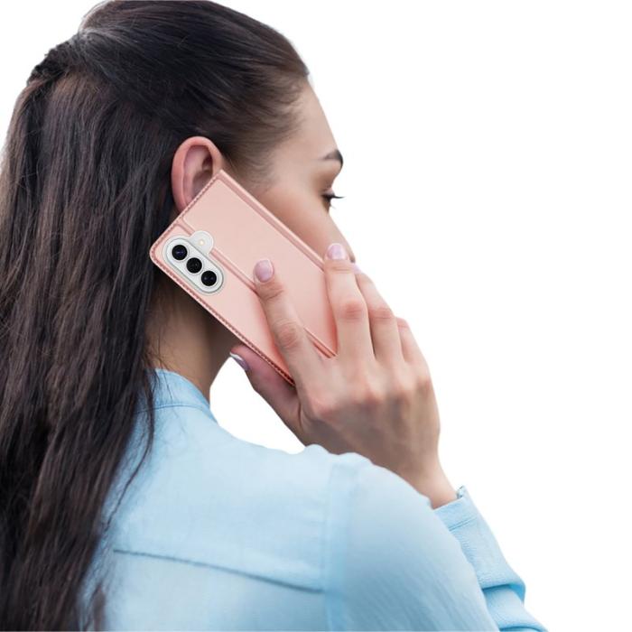Dux Ducis - DUX DUCIS Samsung Galaxy A57 Fodral Konstläder Ställfunktion - Rosa
