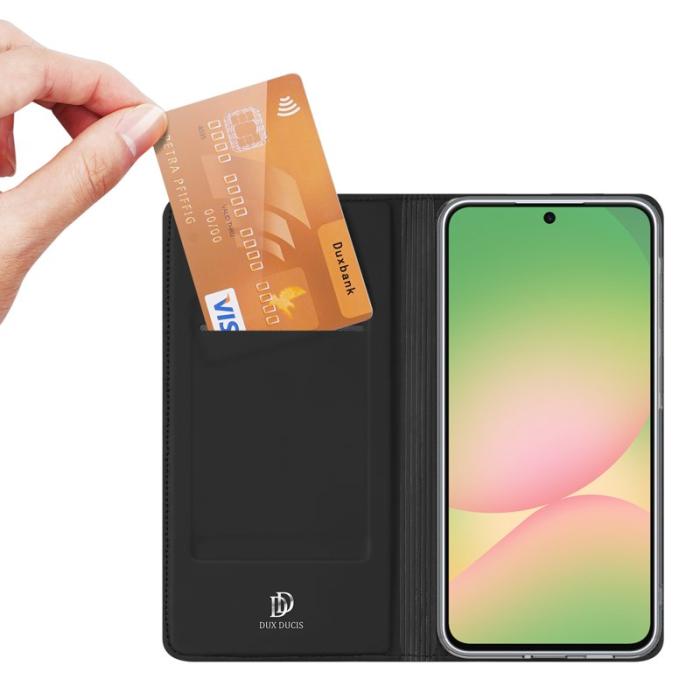 Dux Ducis - DUX DUCIS Samsung Galaxy A57 Fodral Konstläder Ställfunktion - Svart