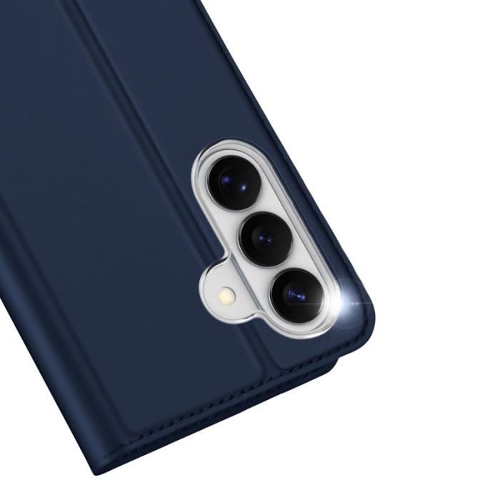 Dux Ducis - DUX DUCIS Samsung Galaxy S26 Skal Äkta Läder Ställfunktion - Blå