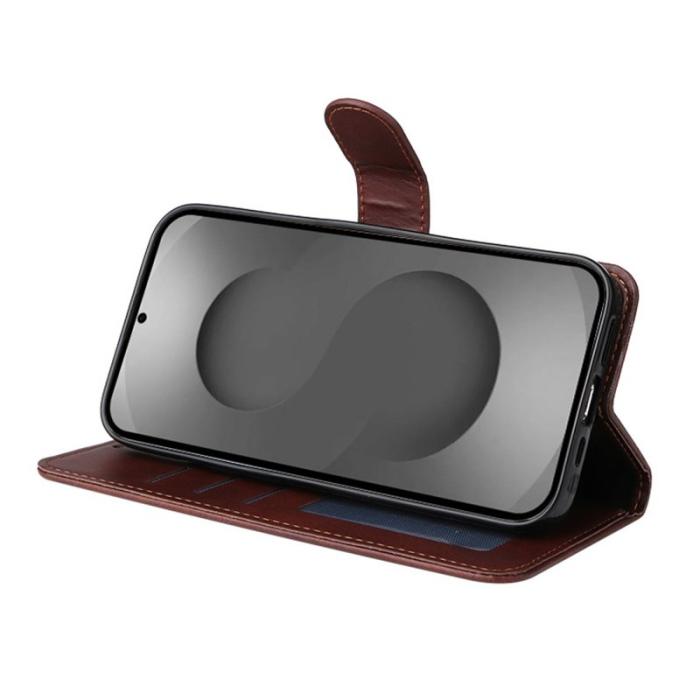 HAT PRINCE - ENKAY Samsung Galaxy S26 Ultra Fodral Äkta Läder - Röd