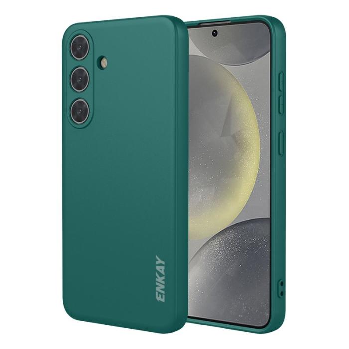 HAT PRINCE - ENKAY Samsung Galaxy S26 Plus Mobilskal Silikon - Grön