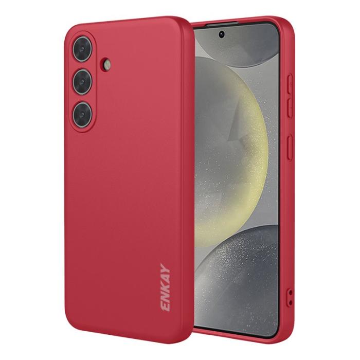 HAT PRINCE - ENKAY Samsung Galaxy S26 Plus Mobilskal Silikon - Röd