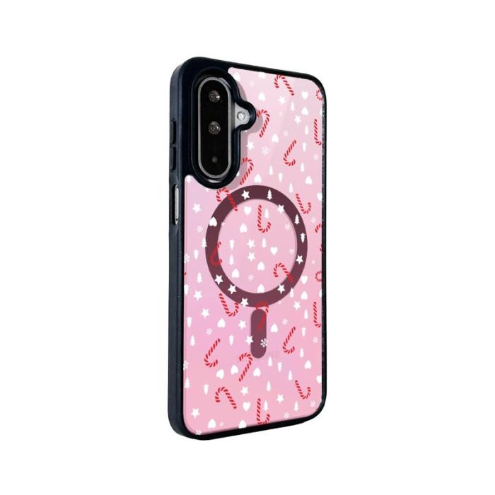 OEM - EYCASE Samsung Galaxy A55 5G Skal TPU Christmas Series - Pink Magic Wand