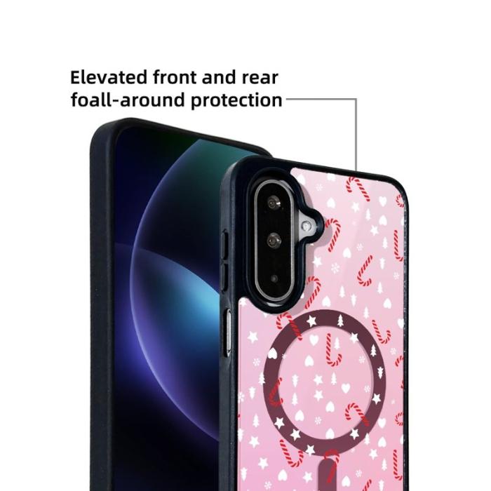 OEM - EYCASE Samsung Galaxy A55 5G Skal TPU Christmas Series - Pink Magic Wand