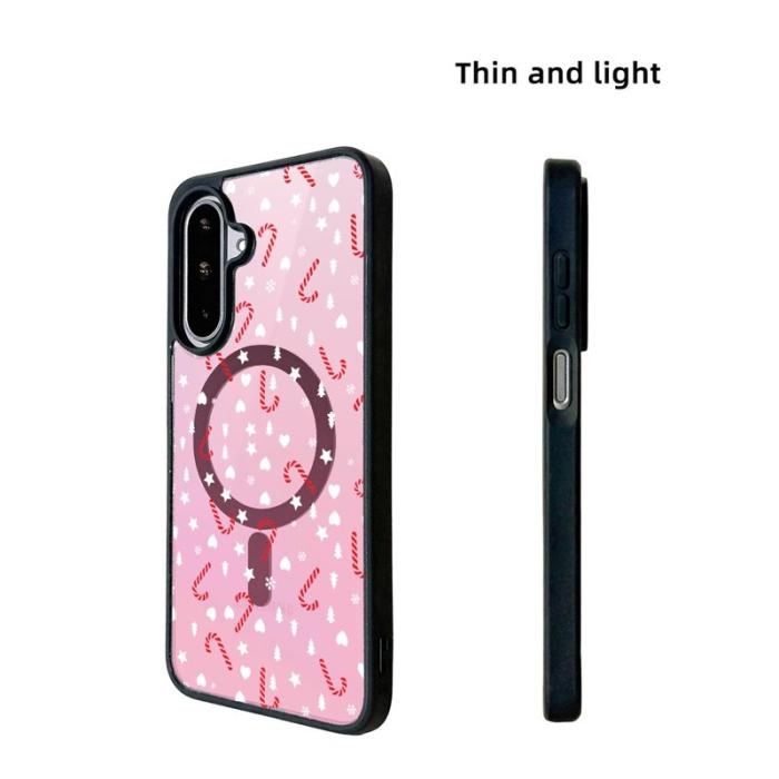 OEM - EYCASE Samsung Galaxy A55 5G Skal TPU Christmas Series - Pink Magic Wand