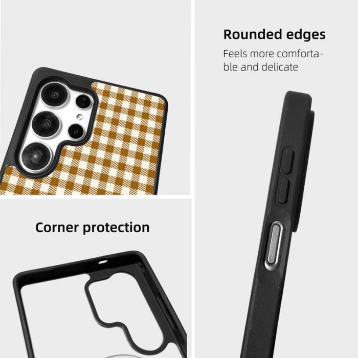 OEM - EYCASE Samsung Galaxy S26 Ultra Mobilskal TPU + Akryl Magnetisk - Svart