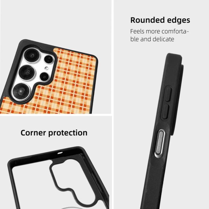 OEM - EYCASE Samsung Galaxy S26 Ultra Mobilskal TPU + Akryl Magnetiskt - Svart