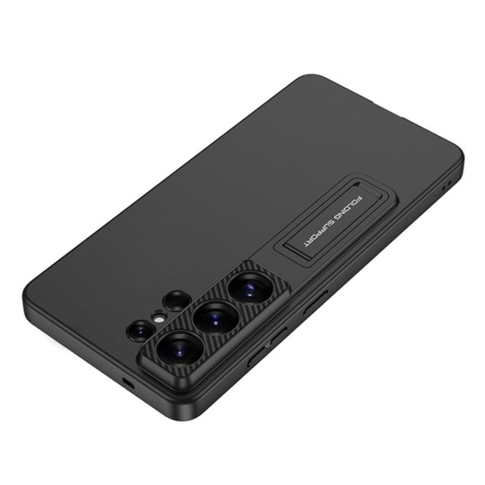 GKK - GKK Samsung Galaxy S26 Ultra Mobilskal Slim Kickstand Plast - Grön