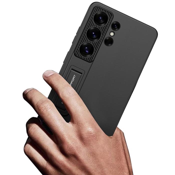 GKK - GKK Samsung Galaxy S26 Ultra Mobilskal Slim Kickstand Plast - Orange