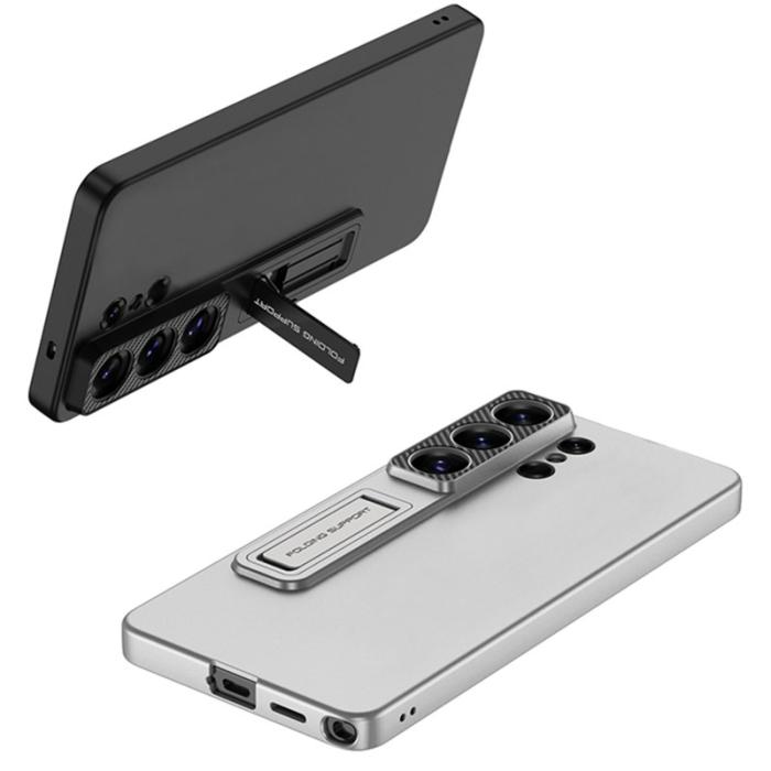 GKK - GKK Samsung Galaxy S26 Ultra Mobilskal Slim Kickstand Plast - Röd