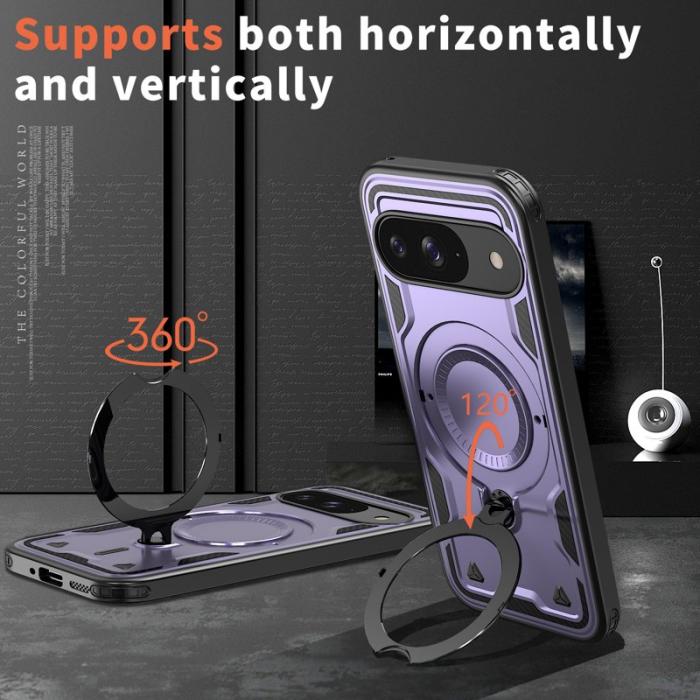 N/A - Google Pixel 10/10 Pro Skal Plast Militärskydd - Lila