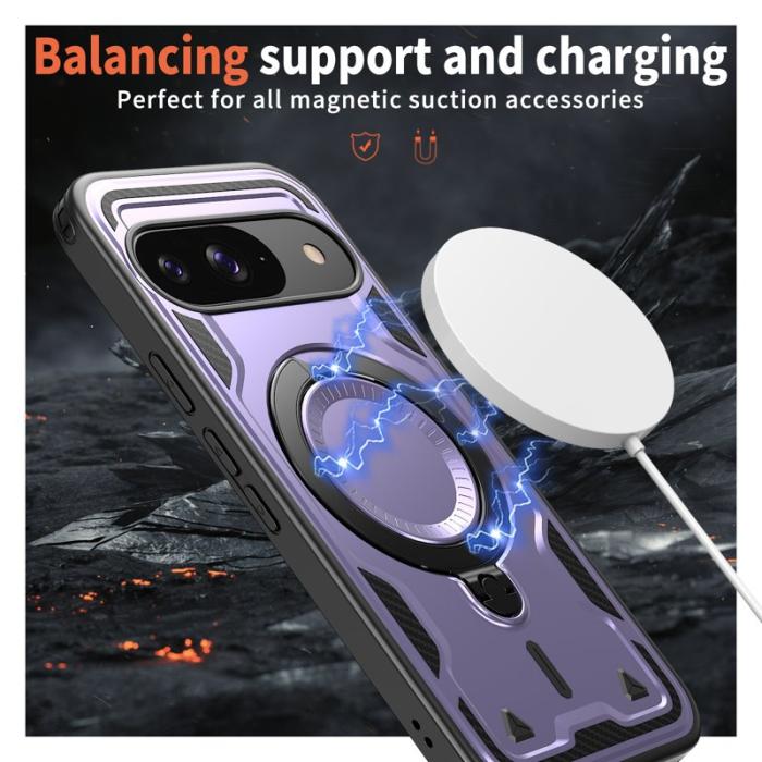 N/A - Google Pixel 10/10 Pro Skal Plast Militärskydd - Lila