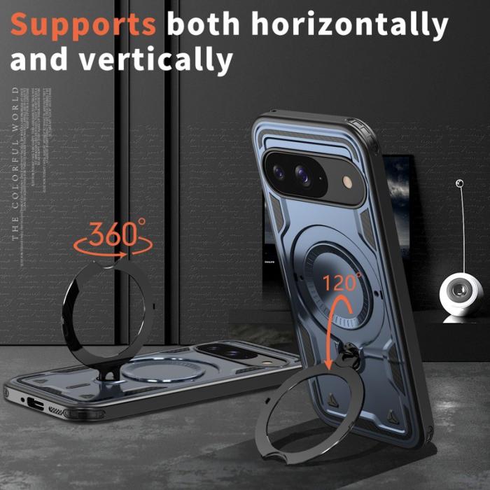 N/A - Google Pixel 10/10 Pro Skal Plast Militärt Skydd - Blå