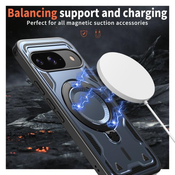 N/A - Google Pixel 10/10 Pro Skal Plast Militärt Skydd - Blå