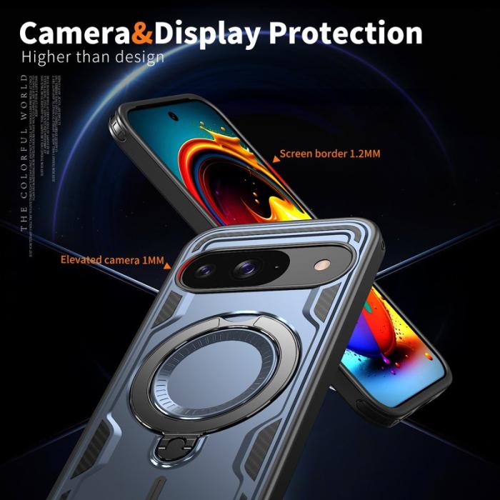 N/A - Google Pixel 10/10 Pro Skal Plast Militärt Skydd - Blå