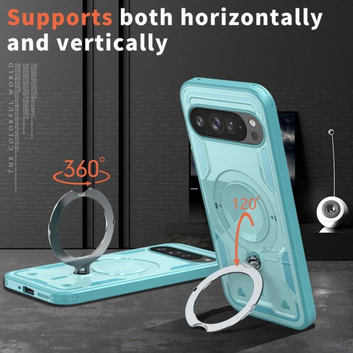 N/A - Google Pixel 10 Pro XL Skal Plast Militärskydd - Baby Blue