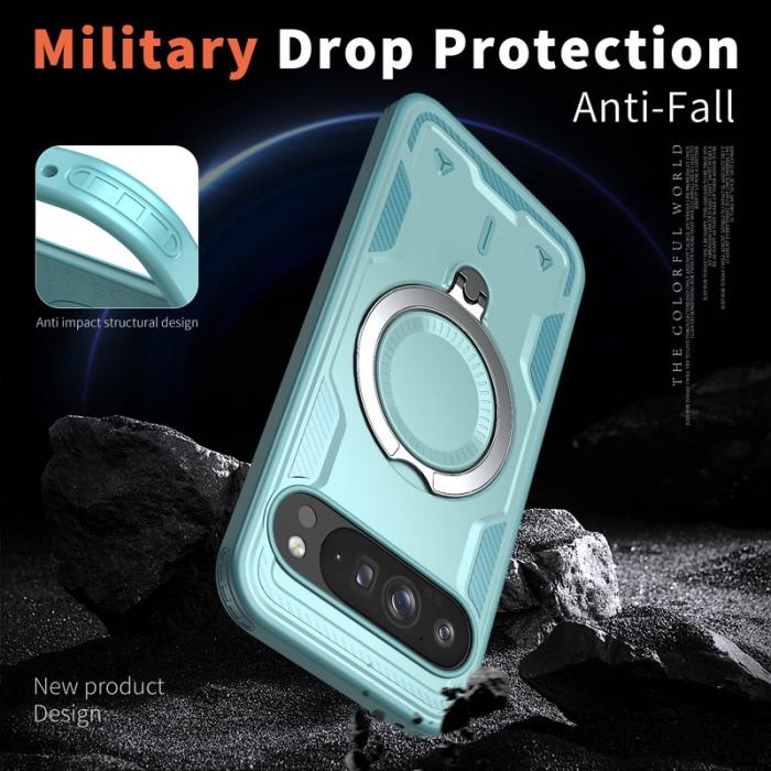 N/A - Google Pixel 10 Pro XL Skal Plast Militärskydd - Baby Blue