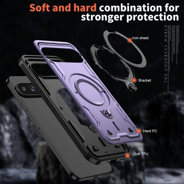 N/A - Google Pixel 10 Pro XL Skal Plast Militärskydd - Lila