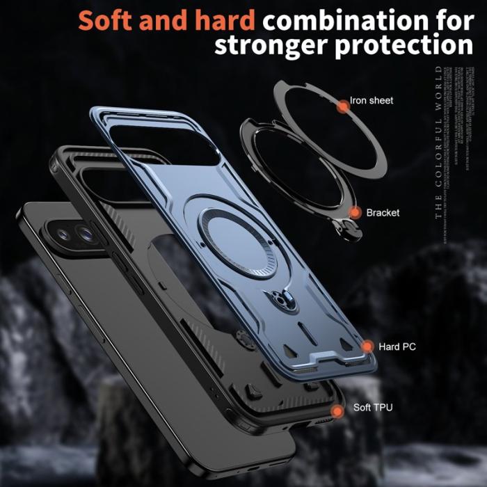 N/A - Google Pixel 10 Pro XL Skal Plast Militärt Skydd - Blå