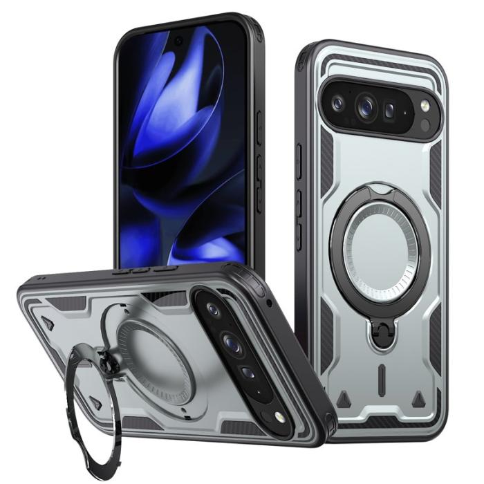 N/A - Google Pixel 10 Pro XL Skal Plast Militärt Skydd - Grå