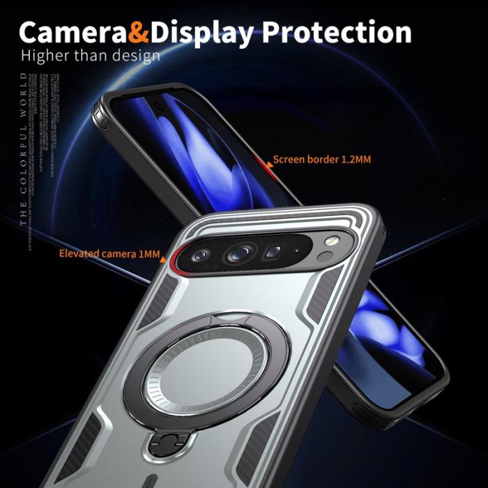 N/A - Google Pixel 10 Pro XL Skal Plast Militärt Skydd - Grå