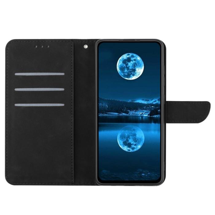 OEM - HT05 Samsung Galaxy A55 5G Plånboksfodral Konstläder - Svart