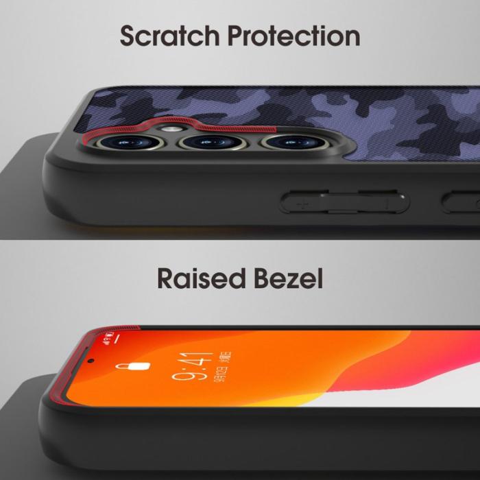 IBMRS - IBMRS Samsung Galaxy A55 5G Skal Plast Skydd - Konstnärlig Kamouflage