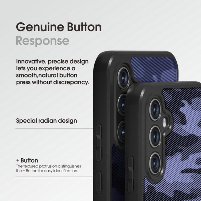 IBMRS - IBMRS Samsung Galaxy A55 5G Skal Plast Skydd - Konstnärlig Kamouflage