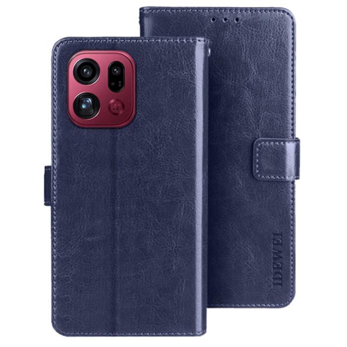 IDEWEI - IDEWEI Oppo Find X9 Pro 5G Plånboksfodral Konstläder - Blå