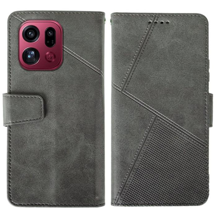 IDEWEI - IDEWEI Oppo Find X9 Pro Plånboksfodral Konstläder - Grå