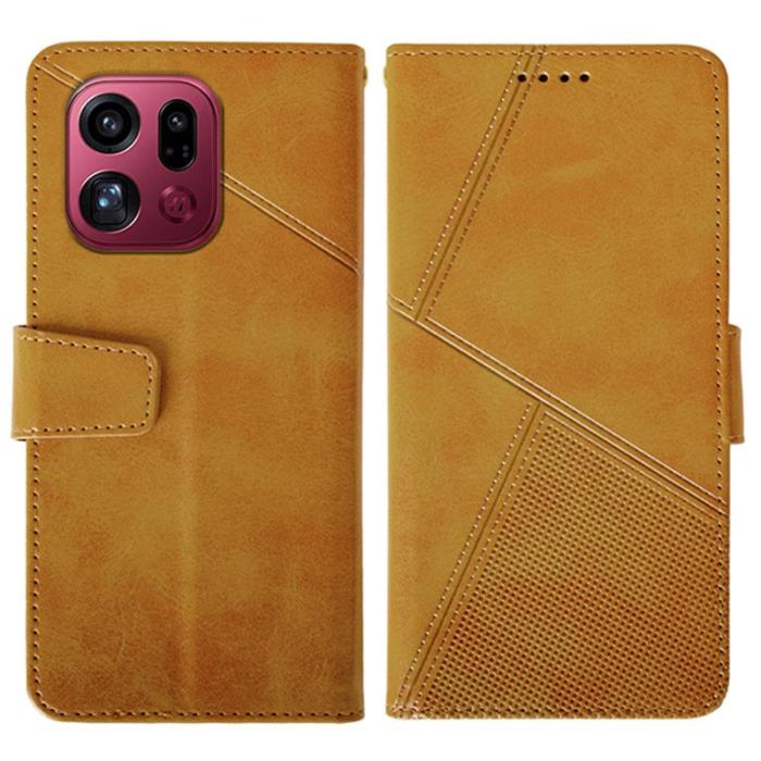 IDEWEI - IDEWEI Oppo Find X9 Pro Plånboksfodral Konstläder Ställ - Brun