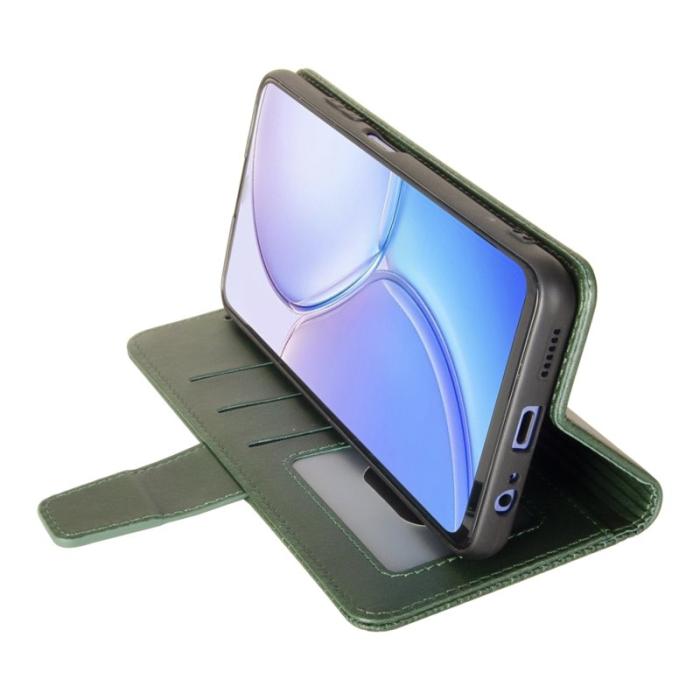 IDEWEI - IDEWEI Oppo Find X9 Pro Plånboksfodral Konstläder Ställ - Grön