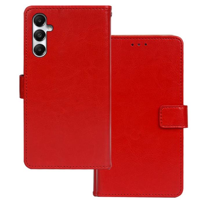 IDEWEI - IDEWEI Samsung Galaxy A55 5G Plånboksfodral Konstläder - Röd