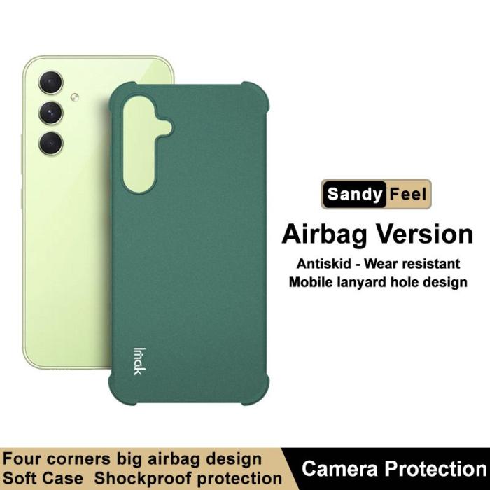 Imak - IMAK Samsung Galaxy A55 5G Skal TPU Airbag Hörn Matt - Grön