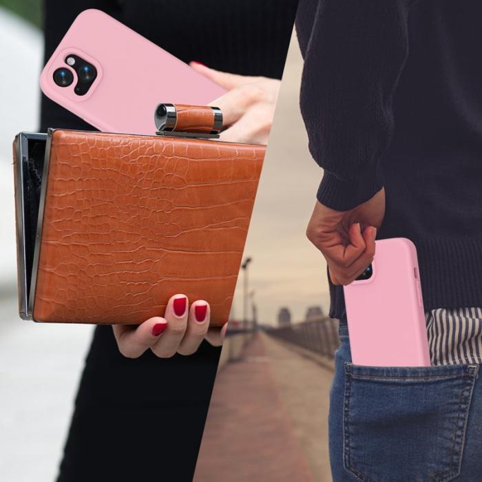 N/A - iPhone 15 Mobilskal Shockproof EVA - Rosa