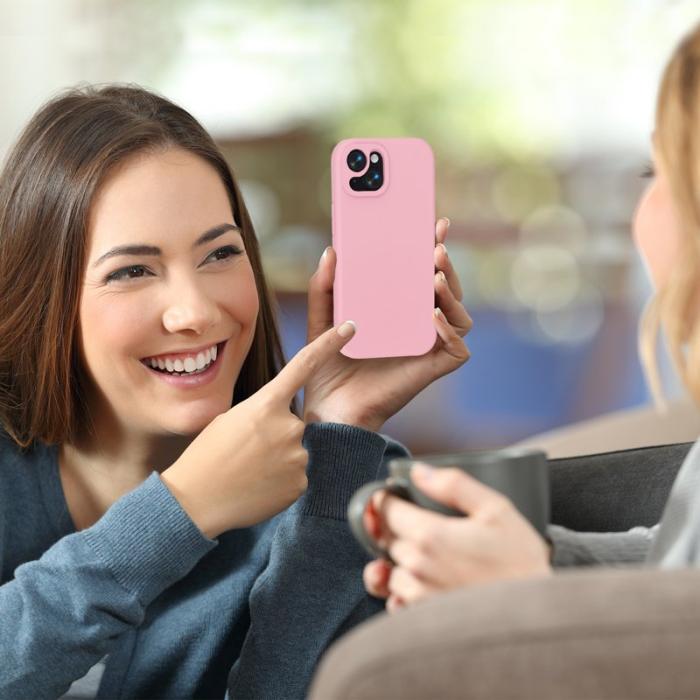 N/A - iPhone 15 Mobilskal Shockproof EVA - Rosa