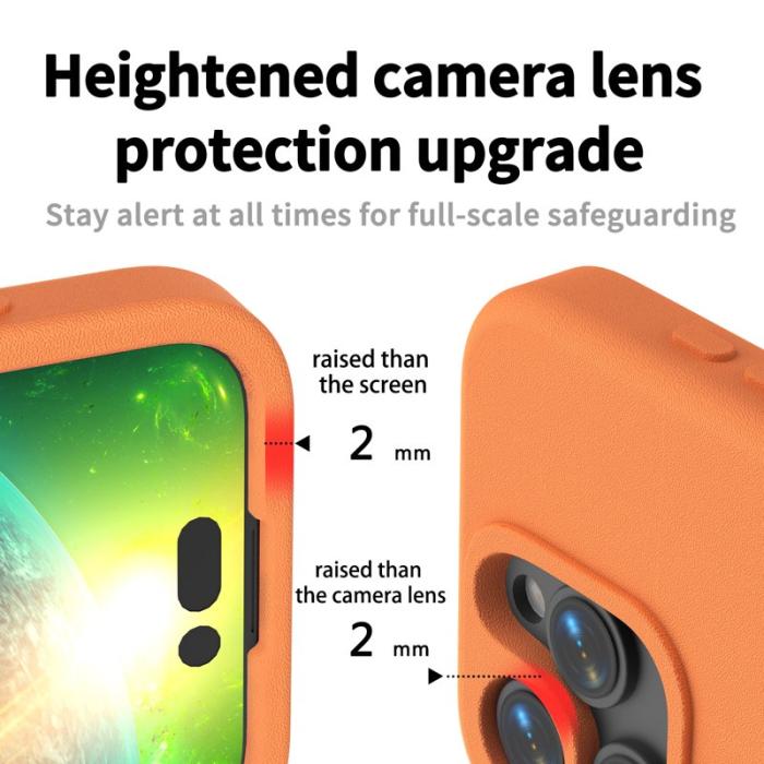 N/A - iPhone 16 Pro Max Skal Shockproof EVA - Orange