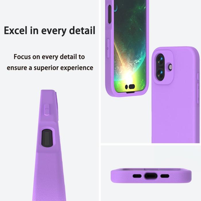 N/A - iPhone 16 Skal Shockproof EVA - Lila