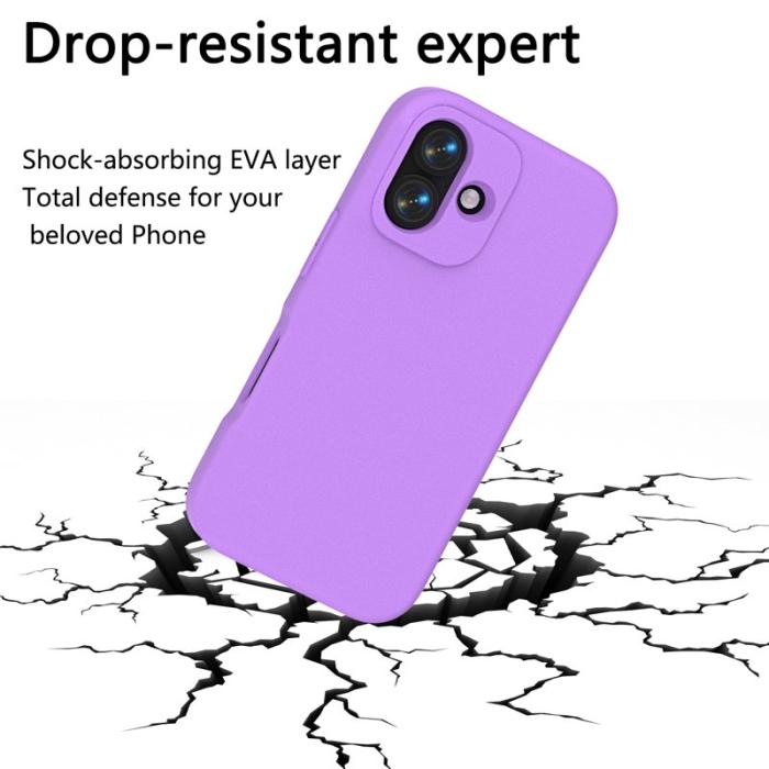 N/A - iPhone 16 Skal Shockproof EVA - Lila