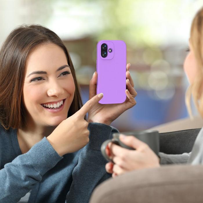 N/A - iPhone 16 Skal Shockproof EVA - Lila