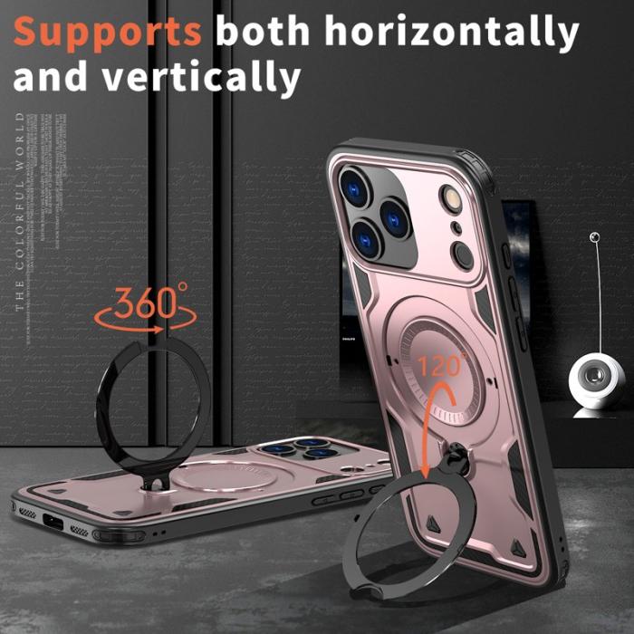 N/A - iPhone 17 Pro Max Skal Plast Militärt Skydd - Roséguld