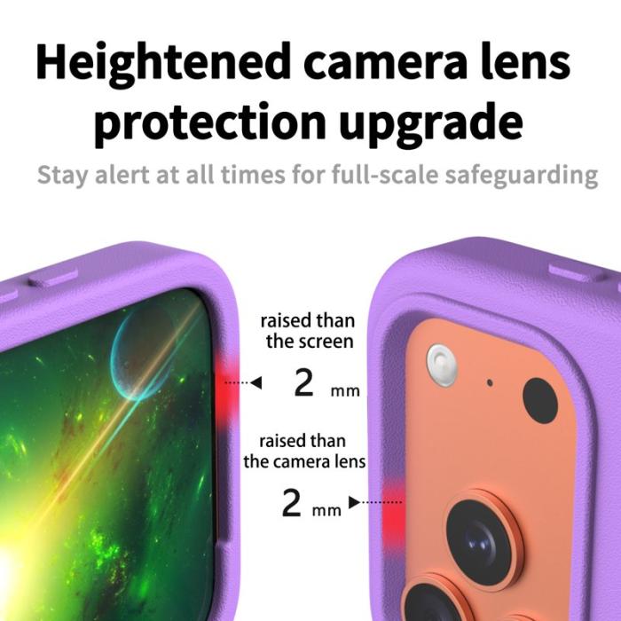 N/A - iPhone 17 Pro Max Skal Shockproof EVA - Lila