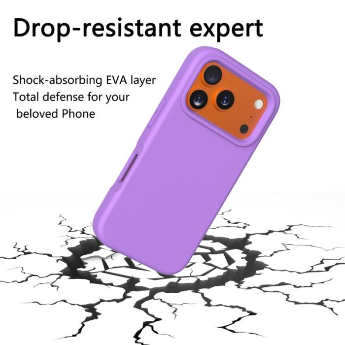 N/A - iPhone 17 Pro Max Skal Shockproof EVA - Lila