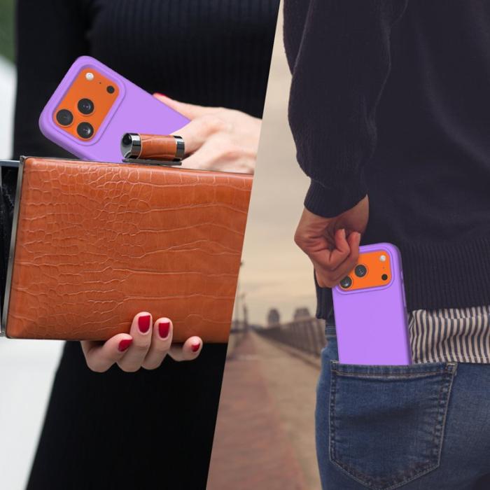 N/A - iPhone 17 Pro Max Skal Shockproof EVA - Lila