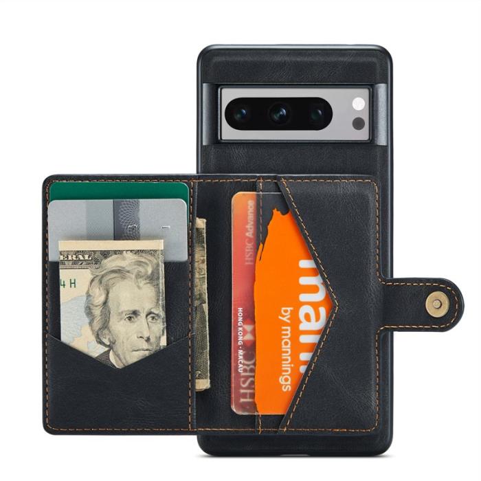 JEEHOOD - JEEHOOD Google Pixel 8 Pro Fodral KonstLäder - Svart